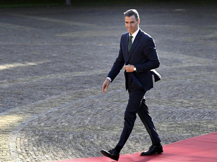 Pedro Sánchez este miércoles en la cumbre de la OTAN en La Haya.