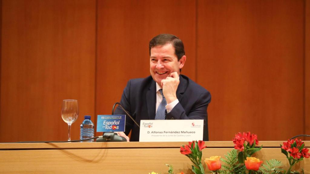 El presidente de la Junta de Castilla y León, Alfonso Fernández Mañueco