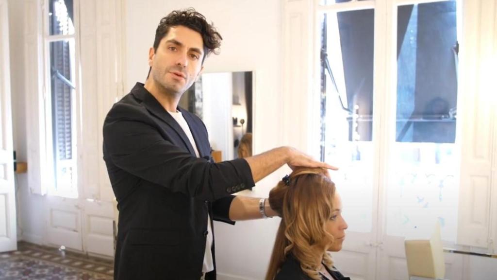 Álex Torres, estilista y director del salón TheCob, Barcelona.