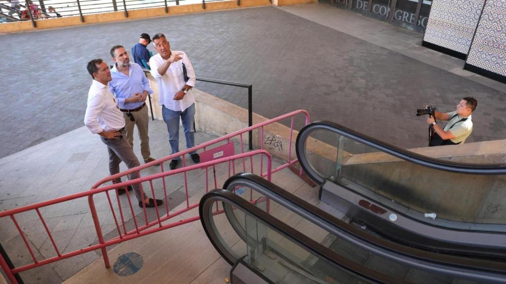 Carlos Velázquez ha visitado el inicio de las obras.