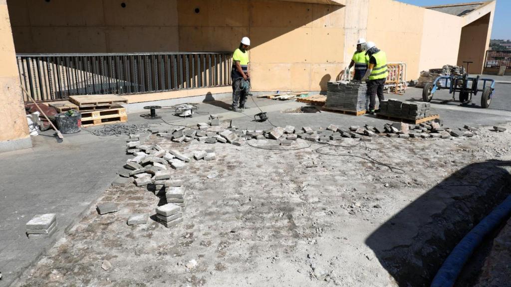 Cubierta donde se realizan los trabajos.