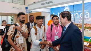 El presidente de la Junta de Castilla y León, Alfonso Fernández Mañueco, inaugura el VIII Congreso Internacional del Español en Castilla y León, ''Español para todos''.