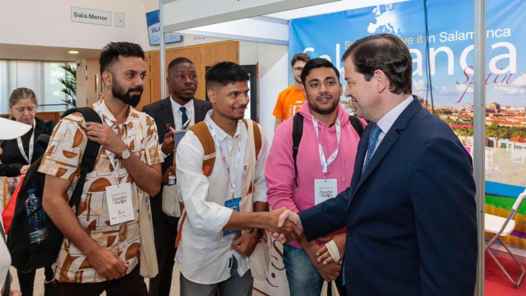 El presidente de la Junta de Castilla y León, Alfonso Fernández Mañueco, inaugura el VIII Congreso Internacional del Español en Castilla y León, ''Español para todos''.