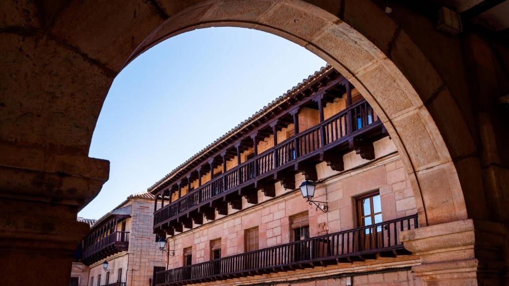 Arco de la Plaza Mayor de Villanueva de los Infantes, en Ciudad Real.
