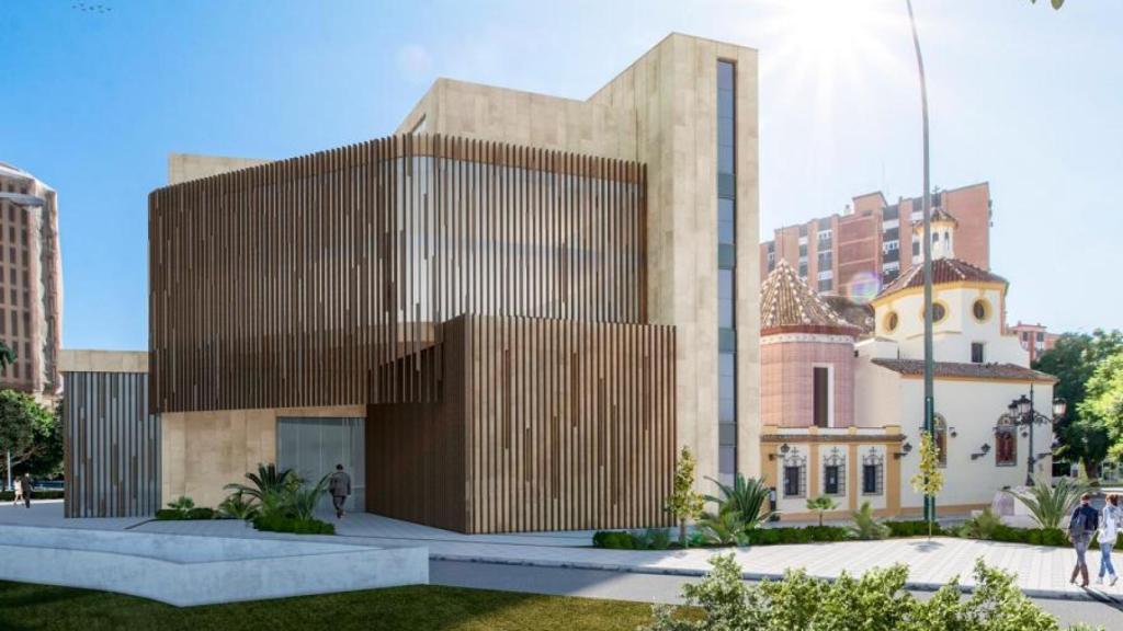 Otra imagen del diseño de la ampliación de la Casa Hermandad de La Expiración.