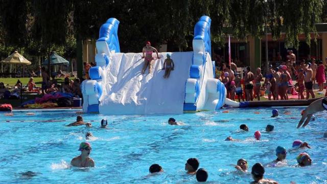 Las piscinas de La Palomera en León