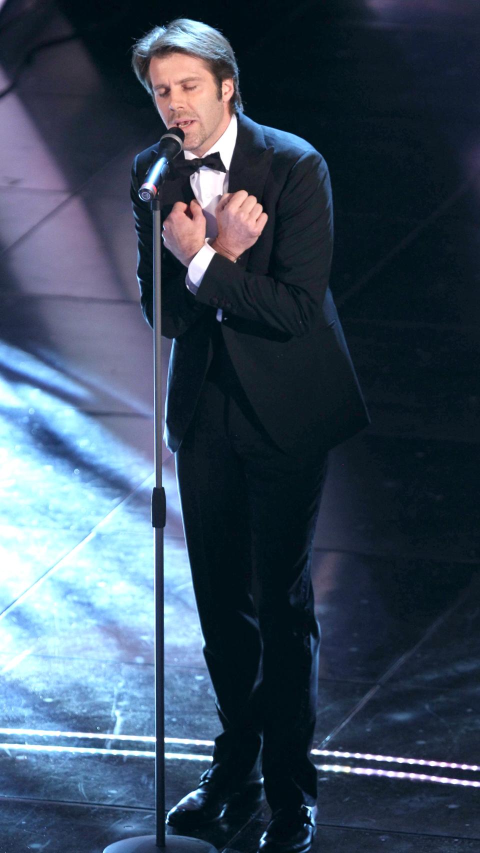Manuel Filiberto de Saboya, en el Festival de Sanremo, en 2010.