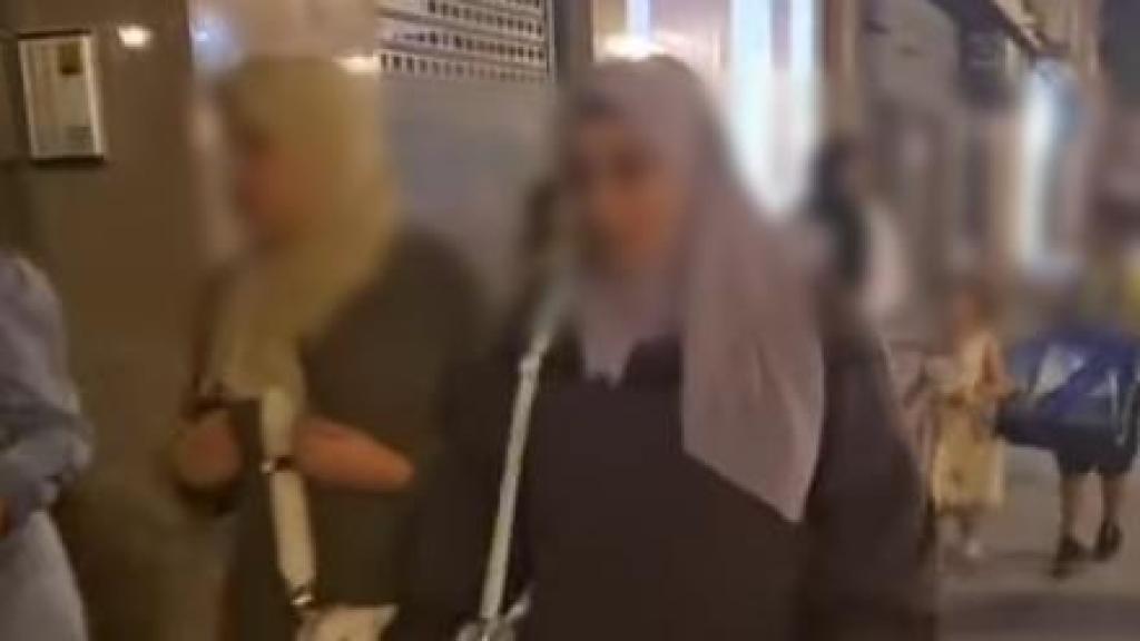 Imagen obtenida del vídeo publicado por Vox Ciudad Real, en el que los rostros no aparecen difuminados.