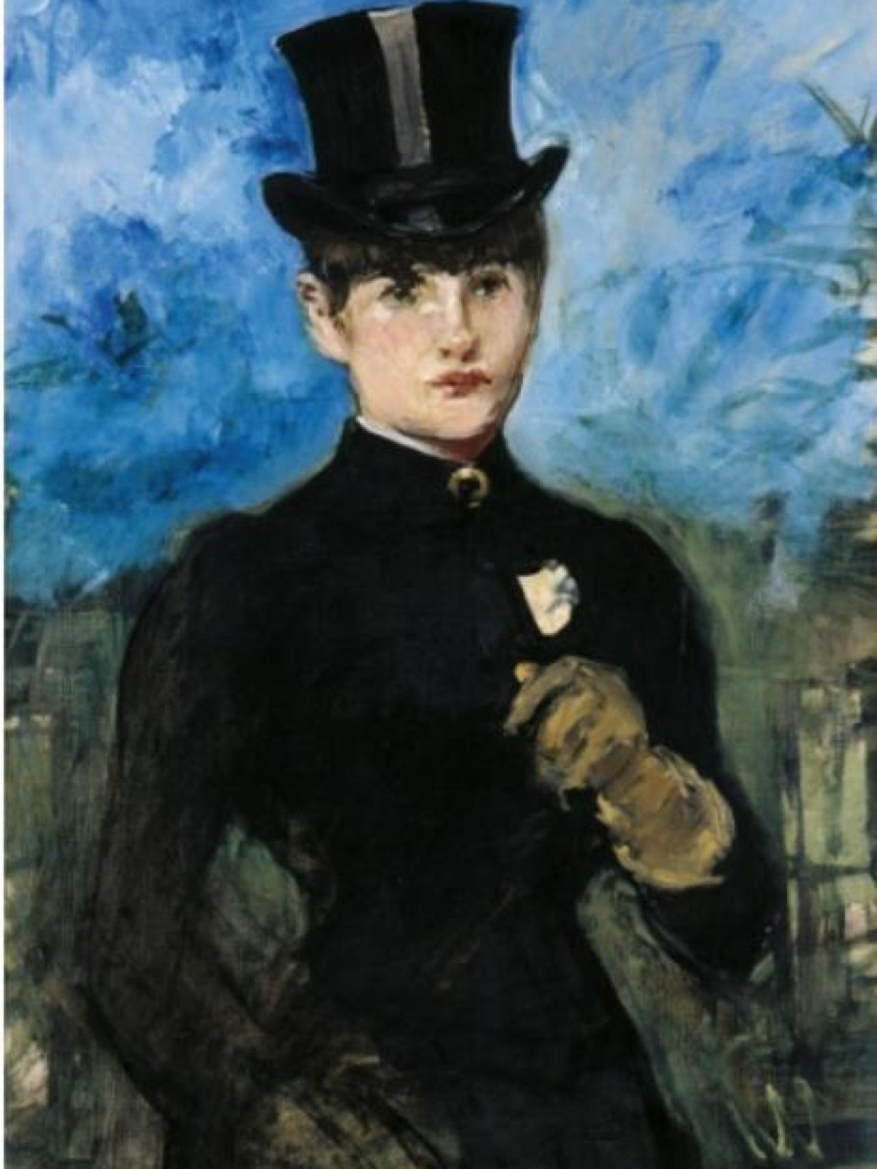 Edouard Manet. Amazona de frente, h.1882
