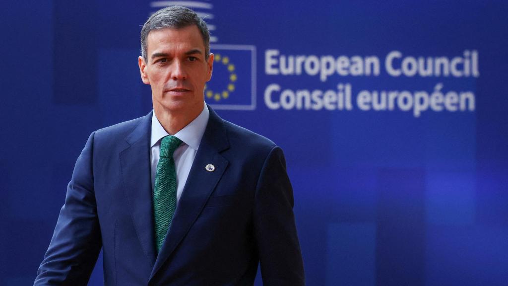 El presidente del Gobierno, Pedro Sánchez, a su llegada al Consejo Europeo de este jueves.