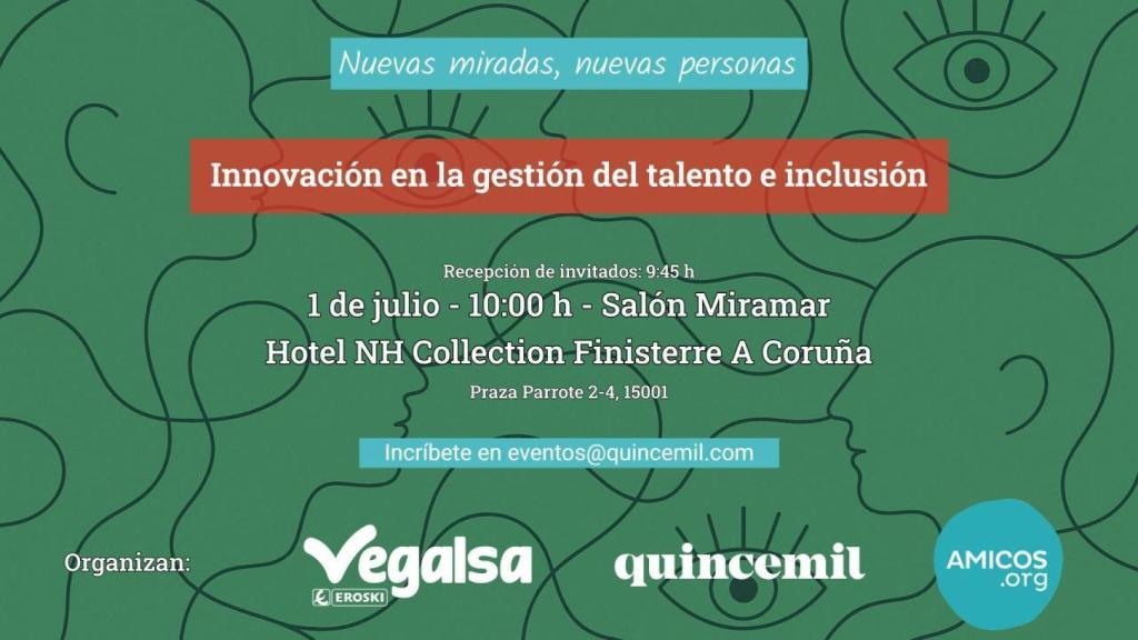 Quincemil impulsa un foro sobre inclusión e innovación en la gestión del talento junto a Vegalsa y Amicos