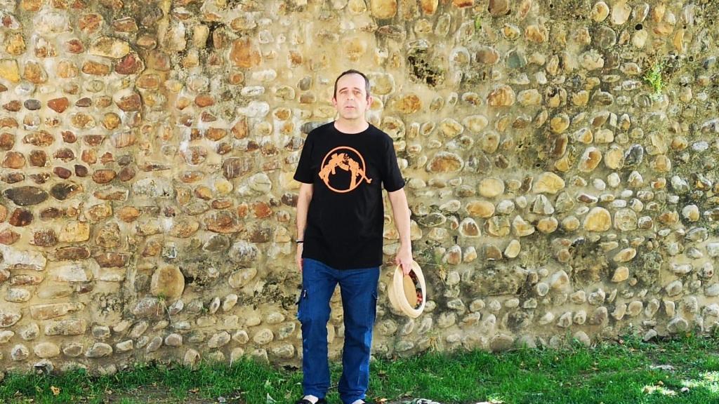 El activista vallisoletano Juan Ángel Cantalapiedra