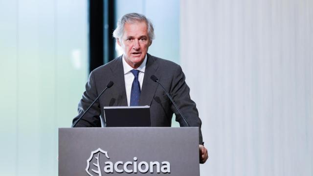 El presidente y CEO de Acciona, José Manuel Entrecanales, durante la Junta General de Accionistas de Acciona, a 26 de junio de 2025.