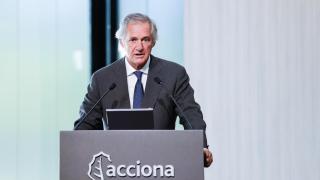 El presidente y CEO de Acciona, José Manuel Entrecanales, durante la Junta General de Accionistas de Acciona, a 26 de junio de 2025.