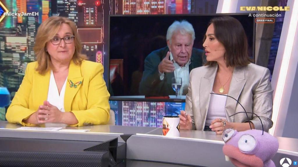 Tamara Falcó y María Dabán en 'El Hormiguero'.