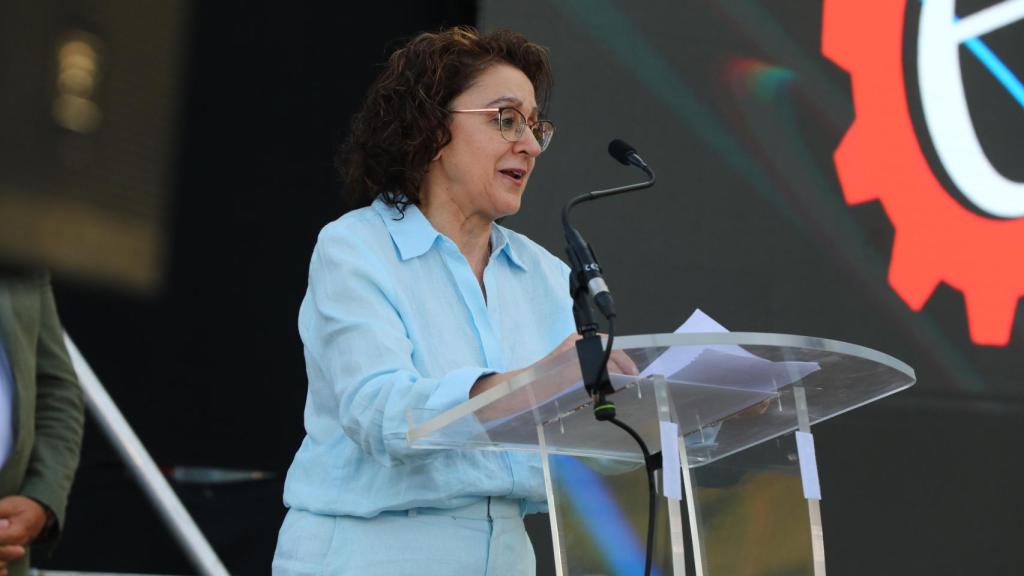 La representante de la Asociación del Montalvo I, Goyi de Vega