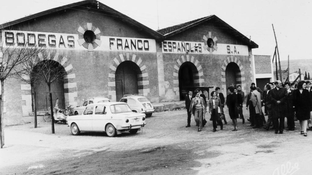 Bodegas Franco-Españolas atrás en el tiempo.