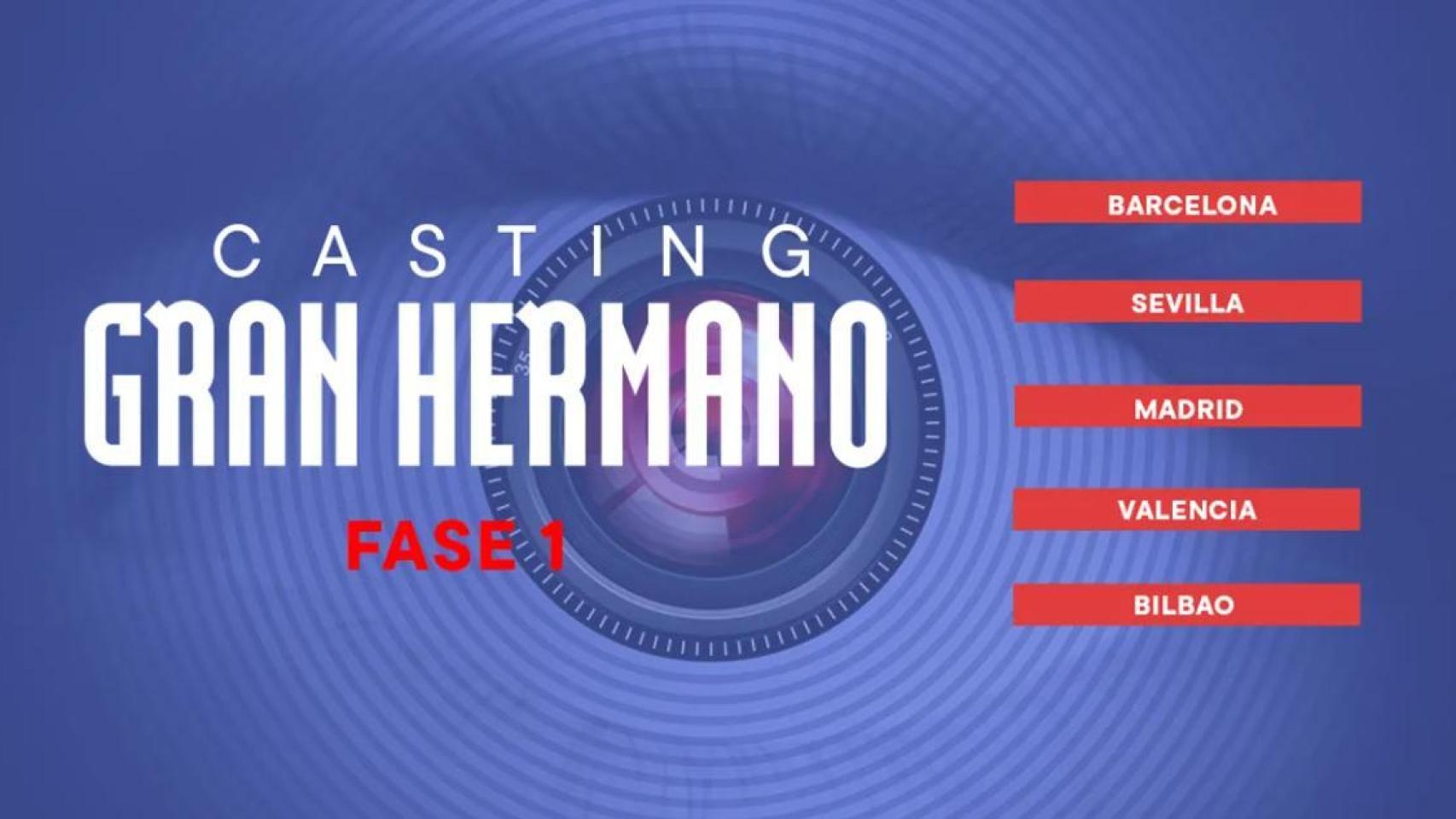 'Gran Hermano' inicia los castings presenciales.