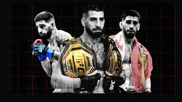 Ilia Topuria, en un fotomontaje