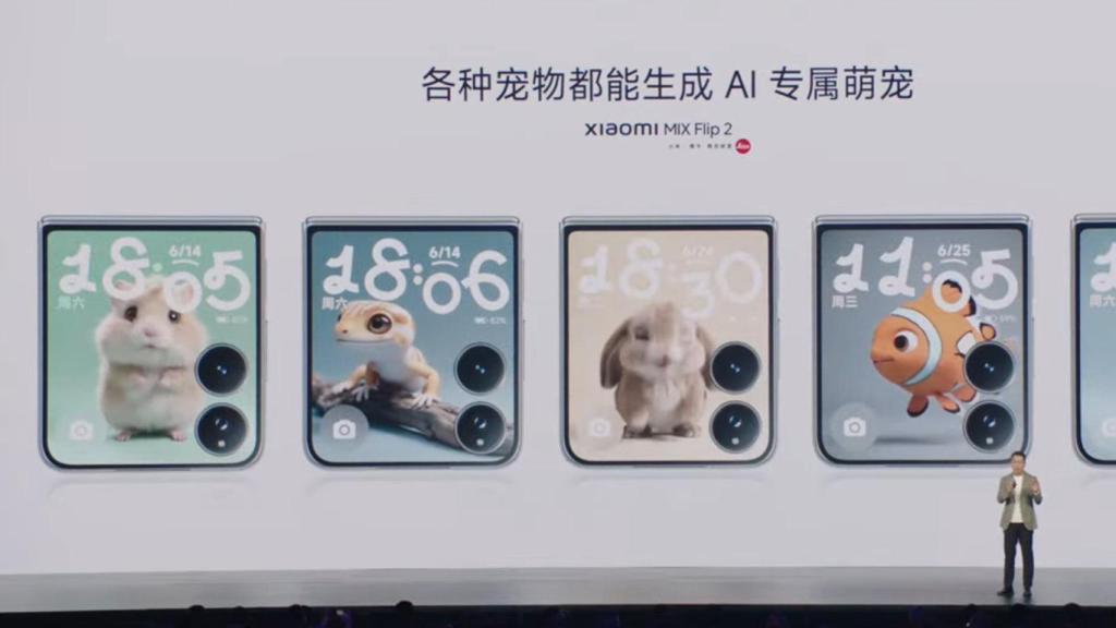 El Xiaomi Mix Flip convierte nuestra mascota en un personaje animado usando IA