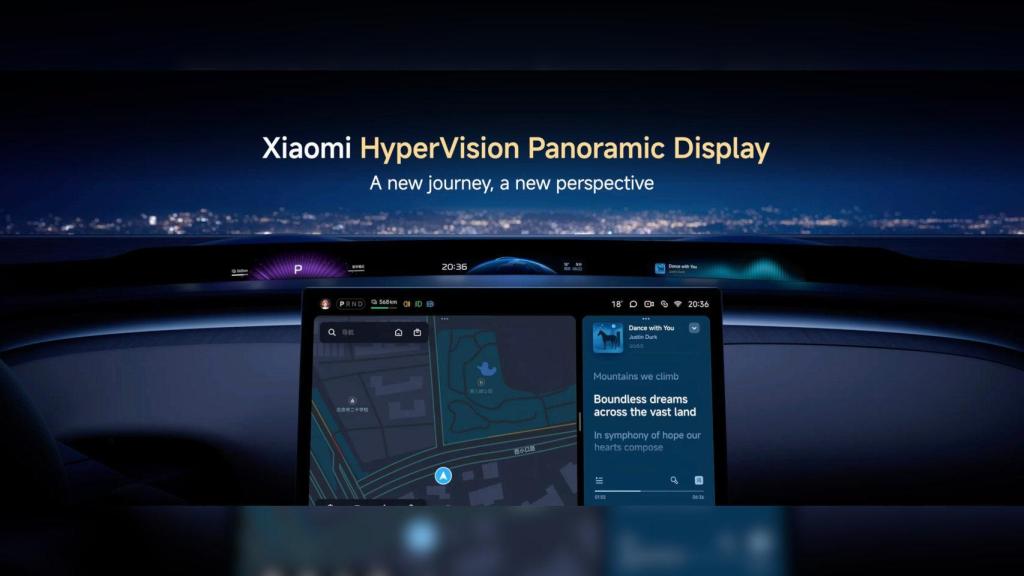 Xiaomi Hypervision en el Xiaomi YU7
