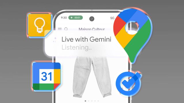 Fotomontaje inspirado en Gemini Live