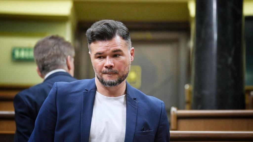 Gabriel Rufián, portavoz de ERC en el Congreso.