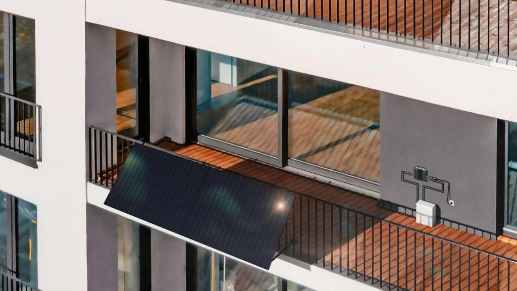 Placa solar para balcón de 860 Wp