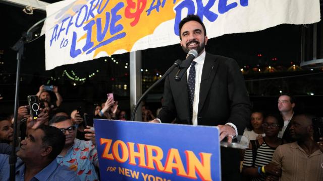 Zohran Mamdani en un acto este miércoles en Nueva York.