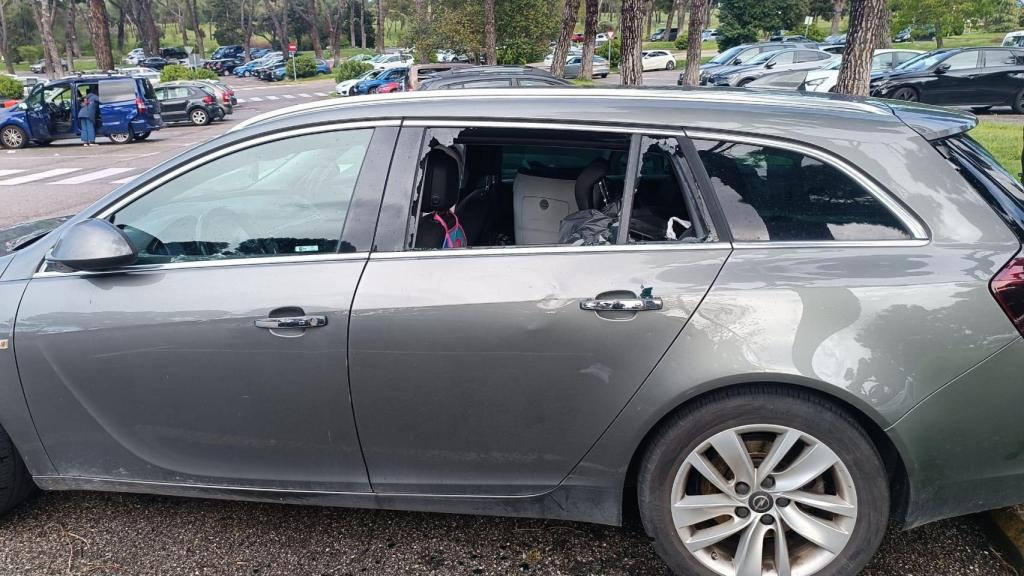 Robaron todo lo que había en su interior.