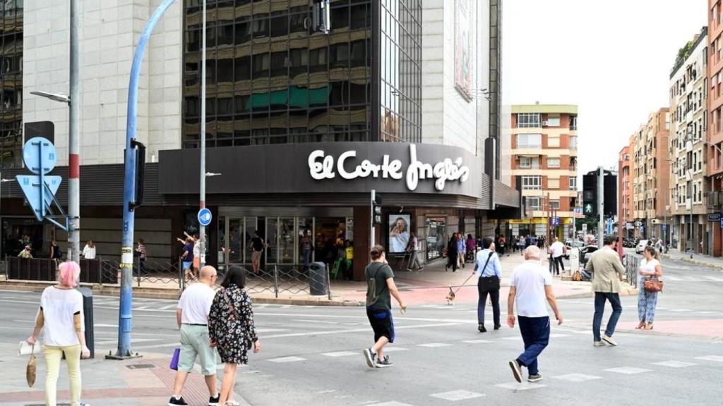 El Corte Inglés de Alicante, en una imagen de archivo.