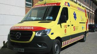 Una ambulancia medicalizada de Sacyl