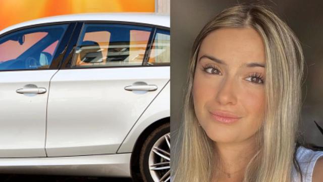 Montaje de Ester González y un coche.