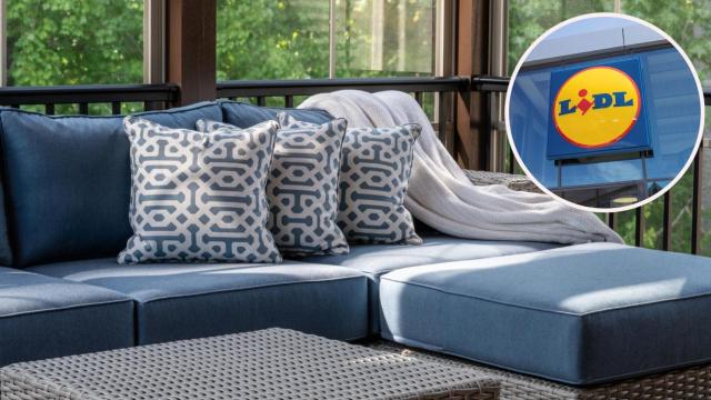 Sofá cama barato de Lidl.