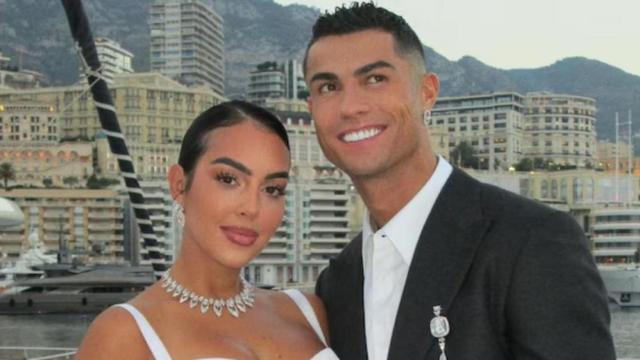 Georgina y Cristiano.