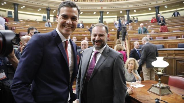 Pedro Sánchez y José Luis Ábalos el 2018.