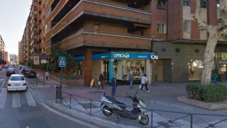 Óptica situada en el paseo Zorrilla