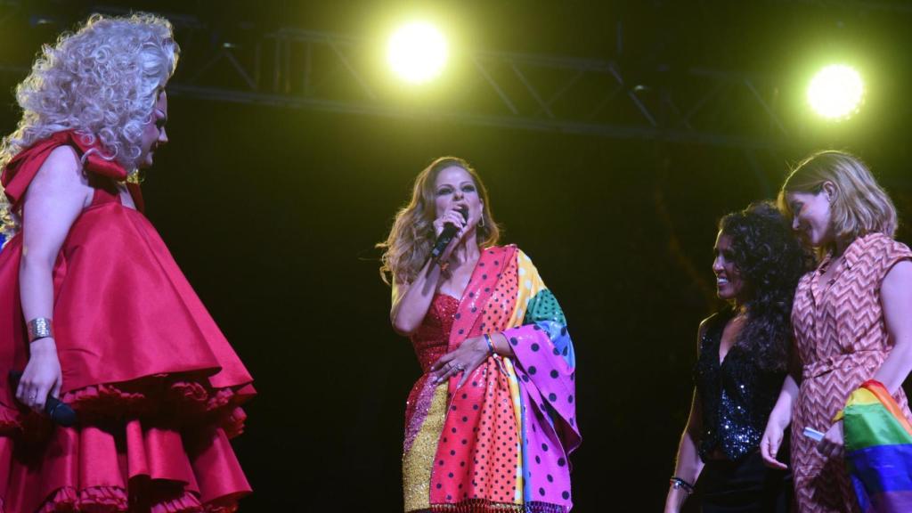 Pastora Soler fue pregonera del Orgullo en Sevilla.