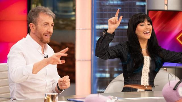 La visita de Aitana a 'El Hormiguero' el pasado mayo.
