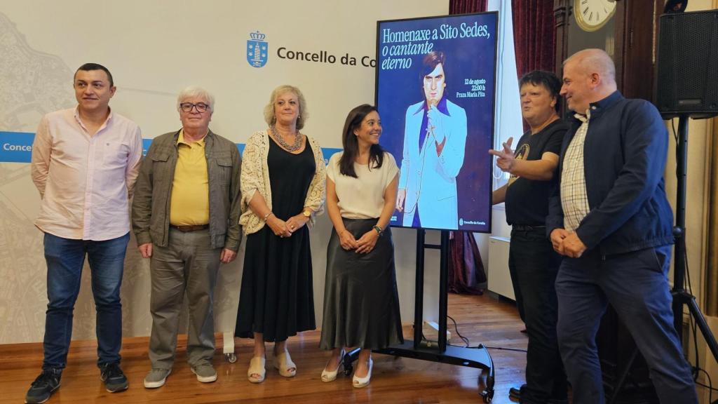 Presentación del homenaje a Sito Sedes en A Coruña.