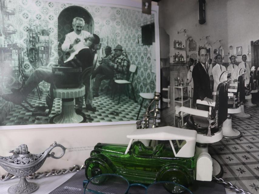 Imagen de las antiguas peluquerías de Vigo