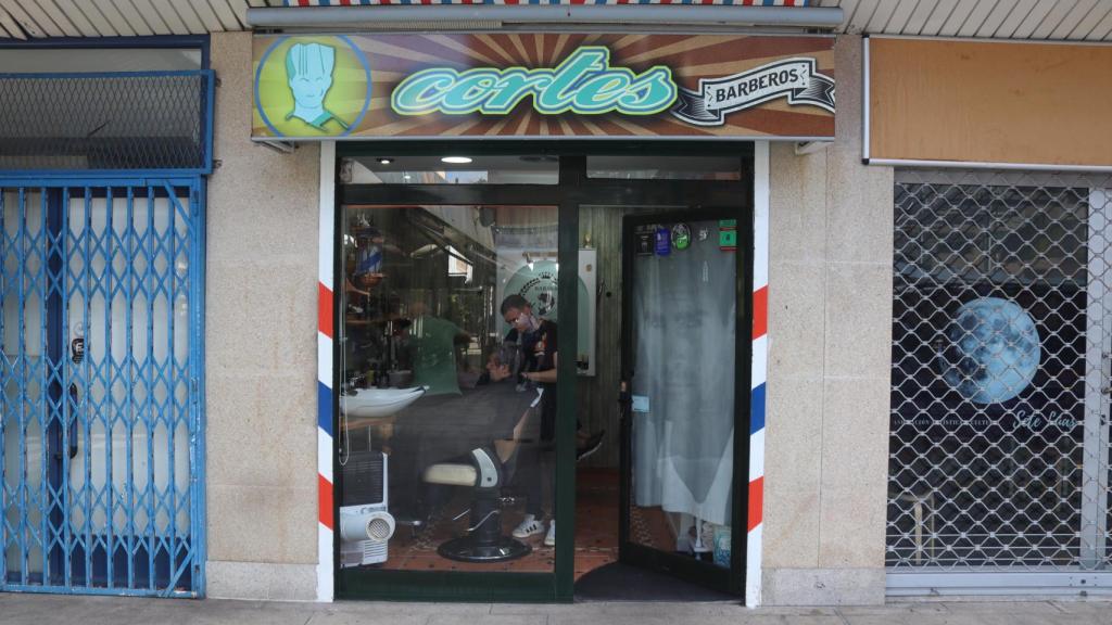 Cortes Barberos, en el Centro Comercial Coia 4, en Vigo