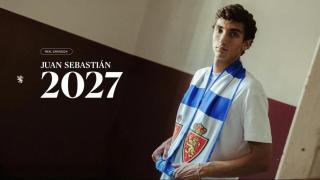 Juan Sebastián renueva con el Real Zaragoza hasta 2027.