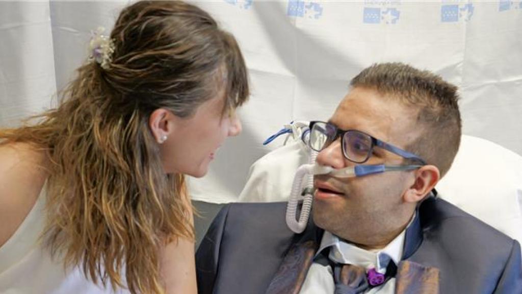 Esther y Javier en su boda