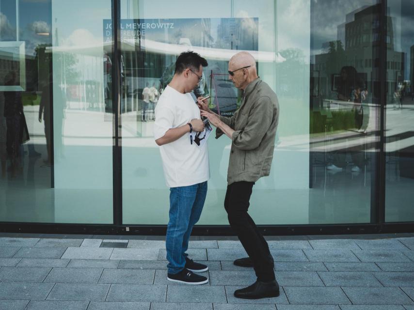 A Joel Meyerowitz no paraban de pedirle autógrafos por doquier