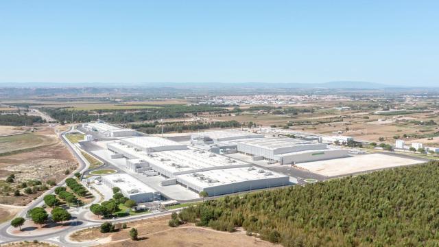 Vista aérea del bloque logístico. EE