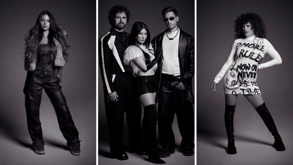 Daniela Blasco, K!NGDOM y Mel Ömana.