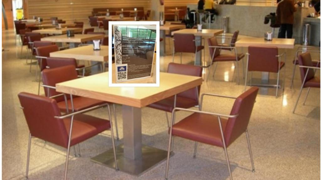 Imagen de la cafetería de las Cortes de Castilla y León