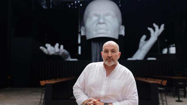 Domingo Merlín posa en Sohrlin momentos antes de la entrevista con EL ESPAÑOL de Málaga.