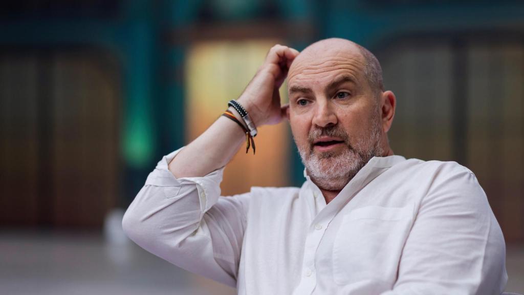 Un momento de la entrevista.